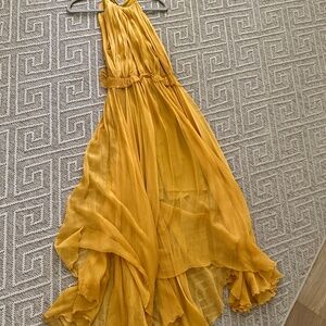 Maria Lucia hohan yellow Kamille dress